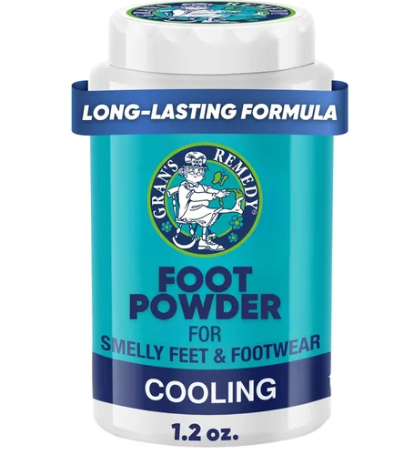 Vista 15 de Gran's Remedy Polvo perfumado para pies, eliminador de olores eficaz y desodorante de zapatos que absorbe la humedad para zapatos y pies, frescura