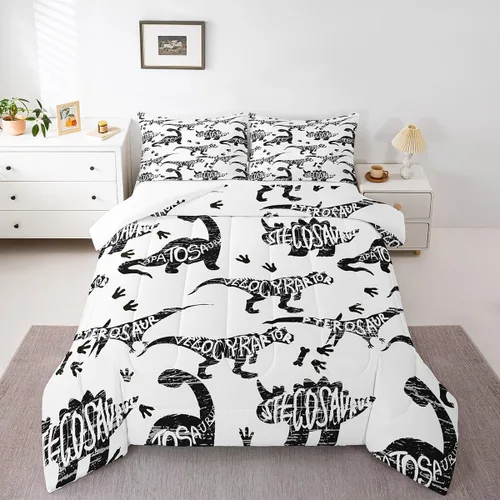 Vista 14 de Feelyou Lindo juego de ropa de cama de ajolote para niños y niñas tamaño twin, juego de edredón de salamandra para niños, mujeres y hombres, edredón
