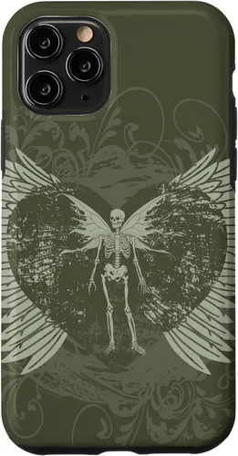 Vista 29 de Y2K Grunge Aesthetic Alt Goth Fairy Skeleton Wings Case for iPhone 17