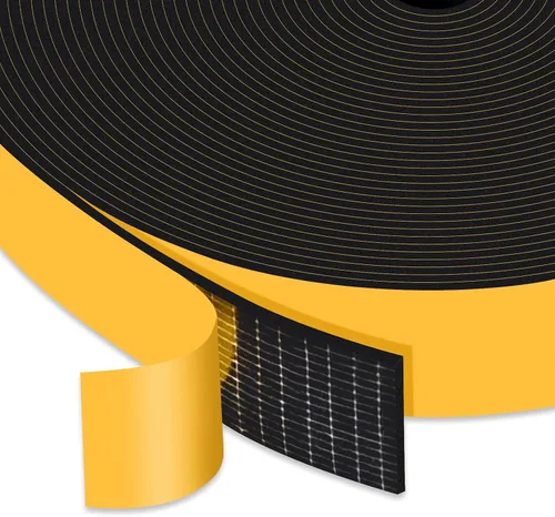 Vista 27 de Square Foam Weather Stripping for RV Doors & Extra Large Gaps 1x1In Sellos puertas de remolque, cámper y garaje, bloquea insectos, corrientes