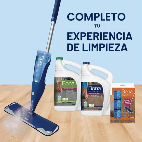 Vista 6 de Bona Almohadilla de limpieza de microfibra para pisos de madera dura y superficies duras