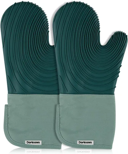 Vista 7 de Guantes de horno lindos, manoplas de cocina, guantes de horno para la cocina, guantes de horno para la cocina, guantes de horno de silicona lavables