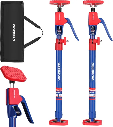 Vista 9 de WORKPRO - Gatos para gabinete, poste de soporte ajustable de 18-1/2" a 29-1/2", paquete de 2