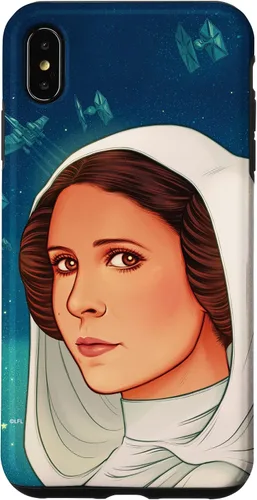 Vista 11 de Funda exclusiva de Star Wars para iPhone 16 con diseño de princesa Leia de Nueva Esperanza