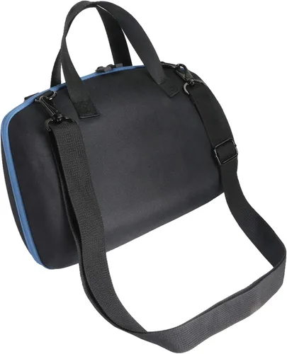 Vista 7 de co2CREA Estuche rígido de transporte para altavoz portátil JBL Xtreme 3/2, negro + azul Bolsa de viaje portátil de repuesto con correa de hombro