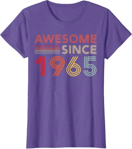 Vista 19 de Camiseta retro de 60 cumpleaños decoraciones para hombres 60 años 1965 60, Negro
