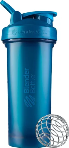 Vista 24 de [Usado] BlenderBottle Classic V2 - Botella mezcladora perfecta para batidos de proteínas y preentrenamiento, 20 onzas, color negro