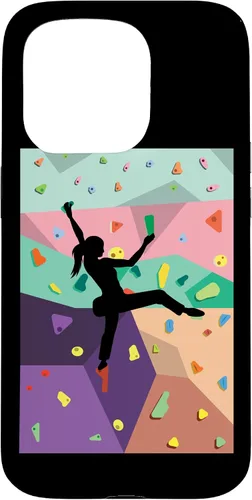 Vista 14 de Cute Colorful Rock Climbing Bouldering Wall Climber Case for iPhone 17