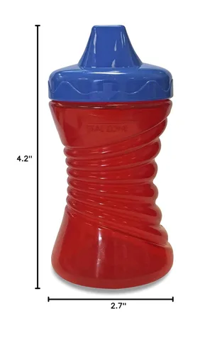 Vista 10 de First Essentials by NUK Fun Grips - Vaso para sorber con boquilla dura, 10 onzas, los colores pueden variar
