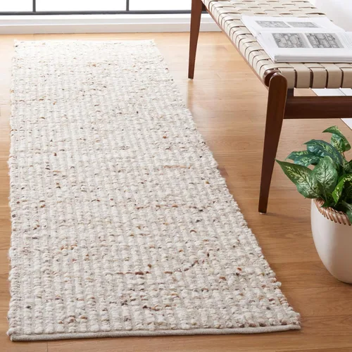 Vista 16 de SAFAVIEH Natura Collection - Alfombra de pasillo, 2 pies 3 pulgadas x 7 pies, negro y marfil, lana y yute, ideal para dormitorio, vestíbulo