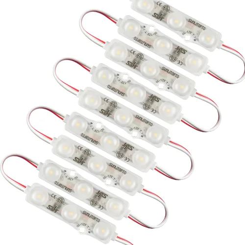 Vista 5 de Módulos blancos 100PCS de la muestra del LED 6500K, luces impermeables de la letra del canal 2835 SMD con el respaldo adhesivo para las señales