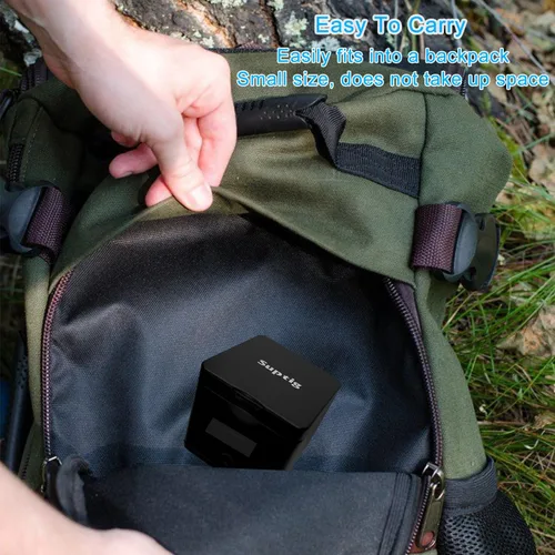Vista 8 de Suptig Cargador de batería compatible con batería GoPro Enduro, Hero 12, Hero 11, Hero 10, Hero 9, estación de cargador de batería de 3 canales