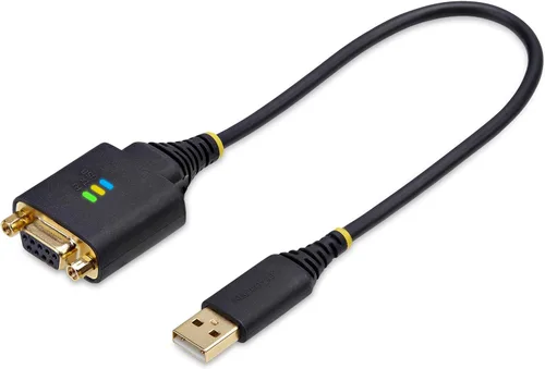 Vista 8 de StarTech Cable adaptador serie USB a módem nulo de 1 pie (1P1FFCN-USB-SERIAL)