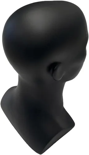 Vista 4 de DBM IMPORTS Cabeza de maniquí macho de 13 pulgadas de alto para mostrar pelucas sombreros auriculares máscaras gafas de sol