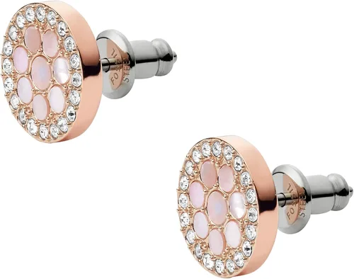 Vista 2 de Fossil - Pulsera de acero inoxidable para mujer, color oro rosa