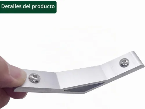 Vista 5 de 8 juegos de accesorios de hardware de extrusión de aluminio 2020 con tuercas roscadas M5 y llave para riel de ranura en V en ángulo de 45 grados