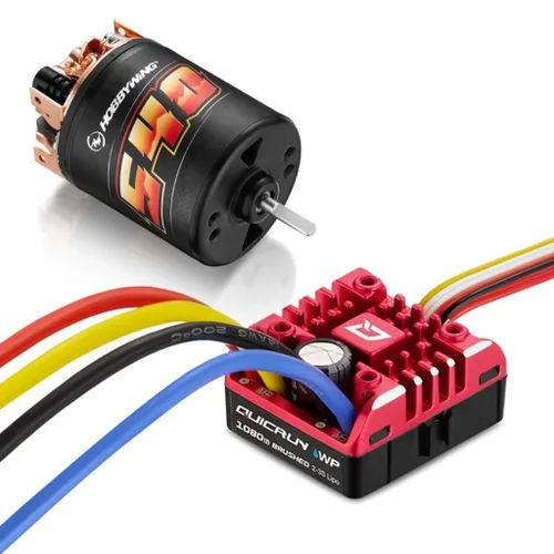 Vista 2 de Hobbywing Quicrun 1080 G2 Combo (Combo QR (1080 G2 + 555 11T))