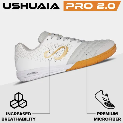 Vista 4 de SENDA Ushuaia Pro 2.0 - Zapatos de fútbol para interiores, cancha y fútbol sala, unisex