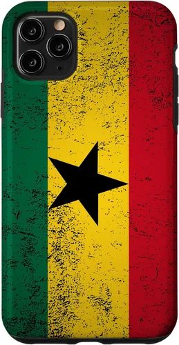 Vista 13 de Grunge Ghana Flag Vintage Accra West African Ghanaian Gift Case for iPhone 17