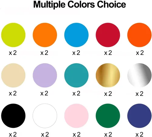 Vista 2 de YOFONE Vinilo permanente inteligente para Cricut Explore 3 & Maker 3, paquete de adhesivos de vinilo de colores surtidos, 30 hojas de 13 x 13 Vinilo