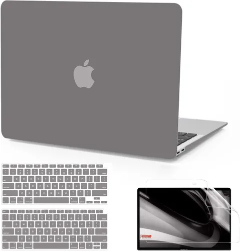 Vista 23 de B BELK Funda compatible con MacBook Air de 13 pulgadas 2022 2021 2020 2019 2018 A2337 M1 A2179 A1932 Touch ID, carcasa rígida de plástico mate