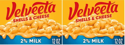 Vista 16 de Velveeta Shells & Cheese - Velveta Caracoles y Queso - Pasta de caracoles con salsa de queso y 2% de leche y queso (caja de 12 oz)
