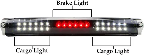 Vista 2 de Youxmoto Compatible con Ford F150 1997-2003, Compatible con Ford F150 2004 Heritage Luz LED de Tercer Freno Luz de Carga 3ra Luz de Freno Luz