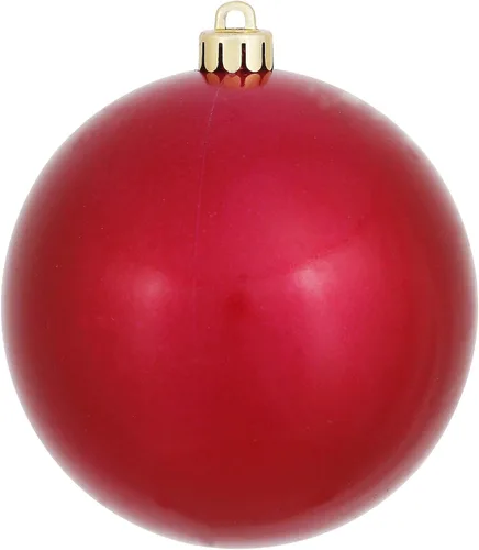 Vista 11 de Vickerman Adorno de bola de caramelo de oro antiguo de 4 pulgadas, 6 por bolsa