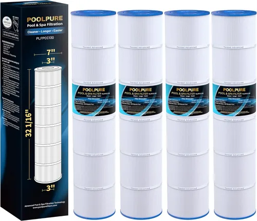 Vista 7 de POOLPURE Filtros de spa biodegradables PCC130, compatibles con Pentair CCP520, R173578, Pleatco PCC130, Ultral-A7, Unicel C-7472, FC-1978, Clean and