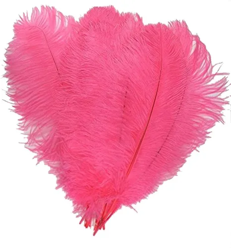 Vista 15 de MELADY® Paquete de 50 plumas de avestruz naturales de 12-14 pulgadas (11.8-13.8 in) para decoración del hogar, boda, fiesta (negro)