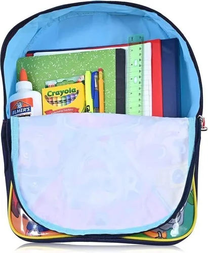 Vista 4 de Nickelodeon Mochila para niños y mochilas para niños de la Patrulla Canina Mochilas para niños de primaria y jardín de infantes para la escuela