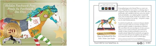 Vista 4 de Enesco The Trail of Painted Ponies - Figura navideña de poni, 7.1 pulgadas, multicolor