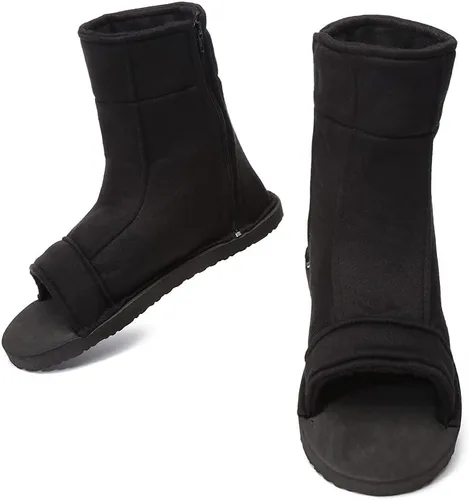Vista 4 de RZCOSYZH Zapatos Cosplay Zapatos de fiesta Negro Zapatos mujereshombres Botas 32#-46#