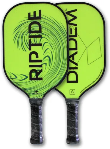 Vista 8 de Diadem Riptide - Paleta de pickleball Núcleo de panal de abeja, cara de fibra de vidrio Protector de bordes ultra elegante, fácil de balancear