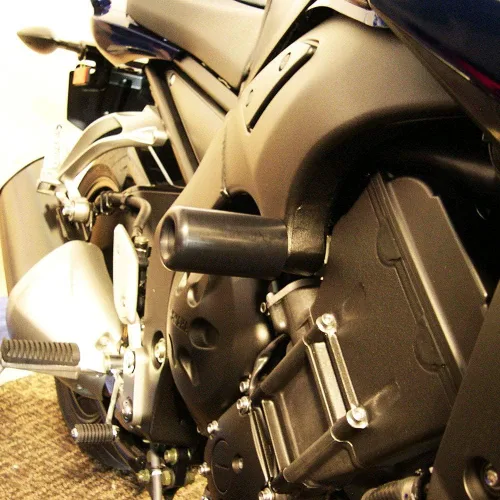 Vista 2 de Shogun Yamaha FZ1 FZ 1 - Deslizadores de marco sin cortes 2006 2007 2008 2009 2010 2011 2012 2013 2014 2015-750-6809 - Fabricado en los Estados