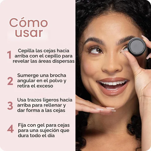 Vista 5 de Billion Dollar Brows Relleno de cejas de terciopelo prensado rubio en polvo para cejas