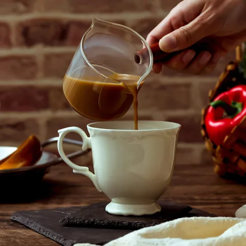 Vista 5 de Zubebe - Paquete de 2 vasos de chupito de espresso de 5 onzas, mango