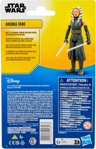 Vista 5 de STAR WARS Epic Hero Series Ahsoka Tano - Figura de acción de 4 pulgadas y 2 accesorios, juguetes para niños y niñas de 4 años