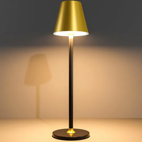 Vista 18 de Timjorman Lámpara de mesa LED inalámbrica, lámpara de escritorio con batería recargable de 4000 mAh, brillo de 3 niveles junto a la luz nocturna
