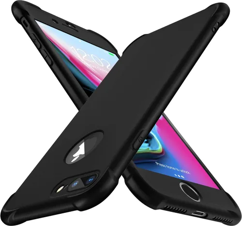 Vista 30 de ORETECH - Funda diseñada para iPhone 5/5S / SE (2016), con [2 protectores de pantalla de vidrio templado] cuerpo completo de 360° para iPhone SE