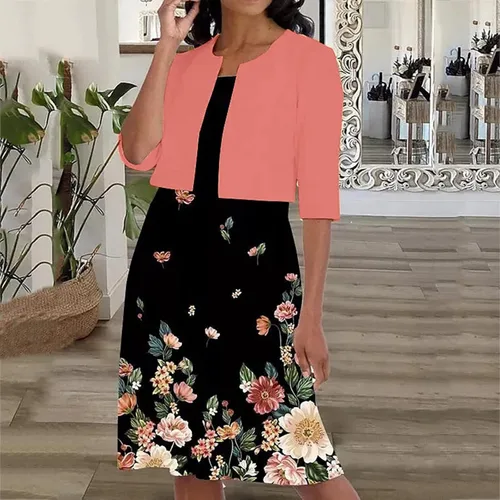 Vista 2 de Vestidos de verano para mujer, talla grande, para fiesta, 4, 2022, XXL, lindos trajes de suéter pequeños para armario, tallas S a 3XL
