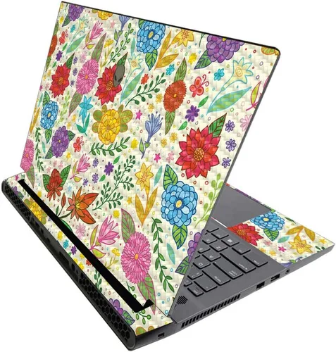 Vista 74 de MightySkins - Skin brillante con purpurina para Alienware M17 R3 (2020) y M17 R4 (2021) - Diversión de los años 90 Acabado duradero con purpurina