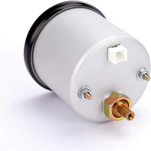 Vista 5 de Kit de medidor de aumento de turbo YONEDA, vacío 30 PSI, 7 colores tintados - Incluye manguera mecánica y conexión en T - Dial negro - para auto