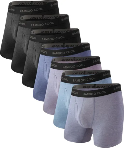 Vista 16 de BAMBOO COOL Calzoncillos tipo bóxer para hombre, ultra transpirables
