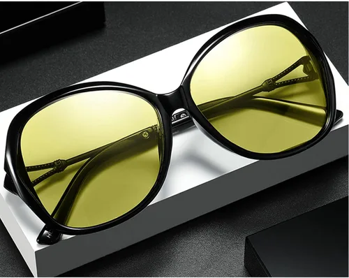 Vista 3 de mincl Fashion Polarized Night Vision Reading Sunglasses for Womens Trendy 2022 Oversize Ride Driving Sun Glasses