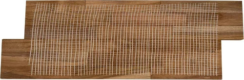 Vista 7 de WoodyWalls - Paneles de pared 3D Los tablones de madera están hechos de 100% teca Cada panel de madera está hecho a mano y es único Juego