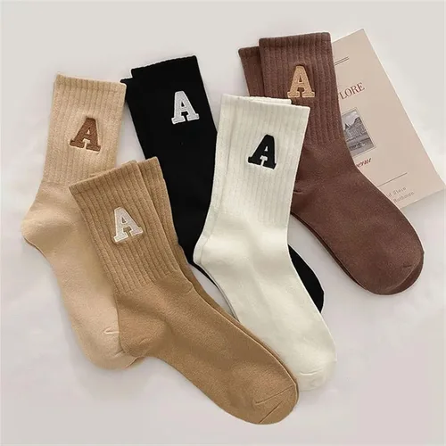 Vista 7 de TRENIS Women's Warm Socks Ladies Socks Autumn Winter Solid Color Unisex