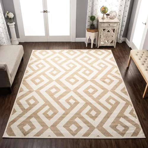 Vista 14 de Superior Alfombra Takeo Collection (6'x9') Caramelo