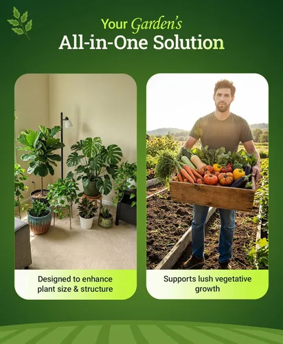 Vista 4 de FoxFarm Grow Big - Alimento líquido para plantas en floración - Fertilizante para flores, frutas y verduras, perfecto para plantas en macetas