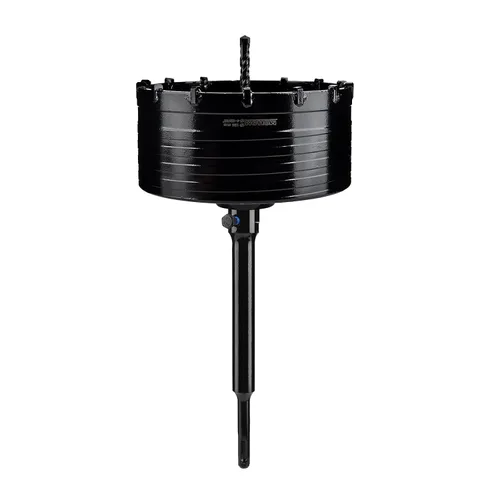 Vista 35 de Mollom Sierra perforadora para hormigón SDS Plus de 8.661 in, cortador de agujeros de alta resistencia con broca de posición central de 4.331 in